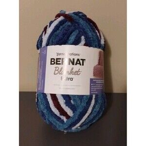 Bernat Blanket Extra Jumbo Yarn, Speckled Moonrise, 10.5 oz 300g 97 yds - NEW!